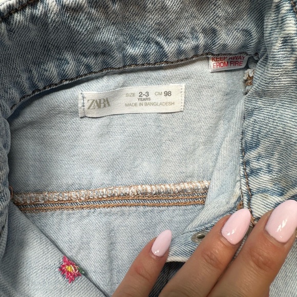 Denim Dress & Shirt combo (not matching) toddler girl 2-3T - Picture 8 of 10